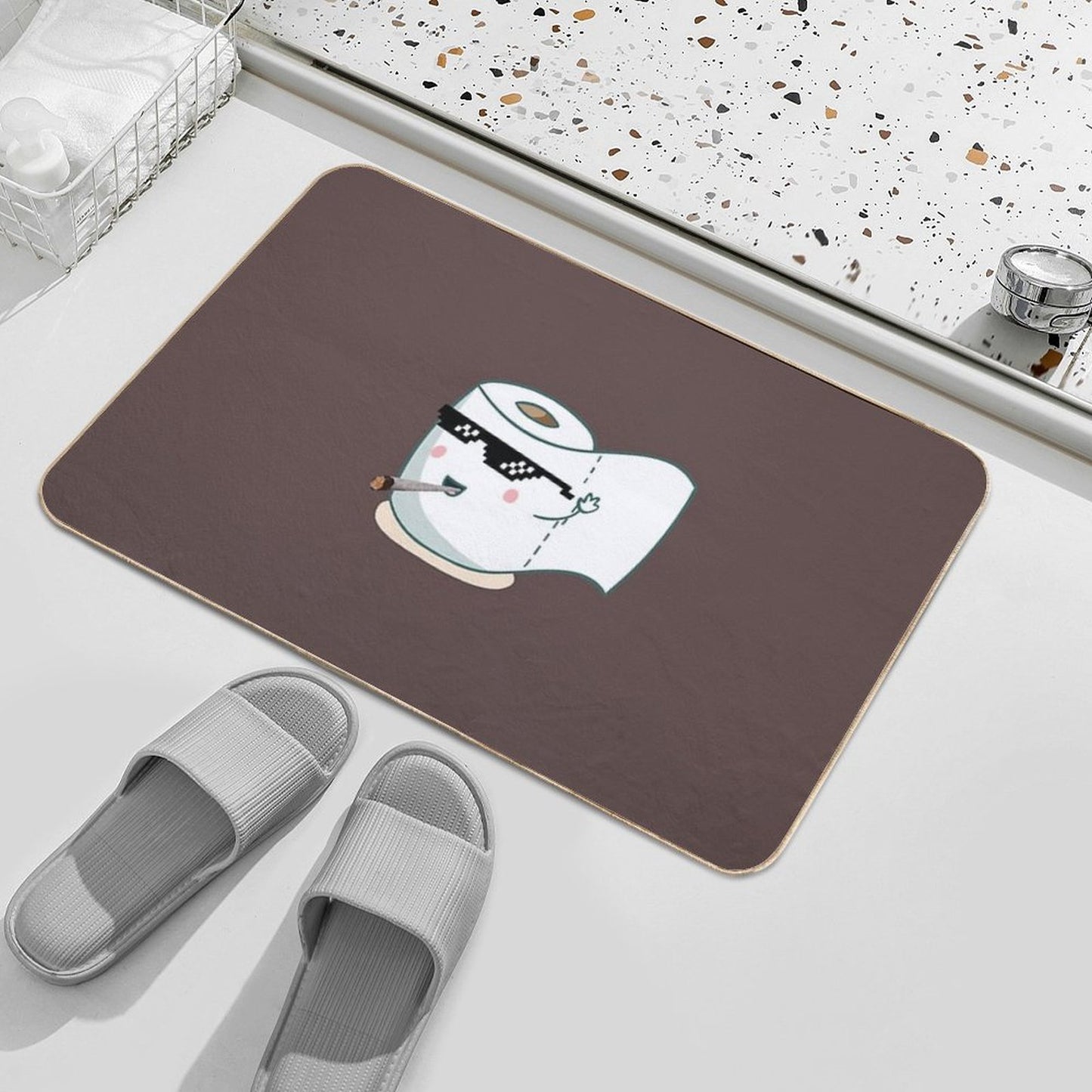 The Essential Funny And Cuddly Tp Dealer T-shirt Bath Mat