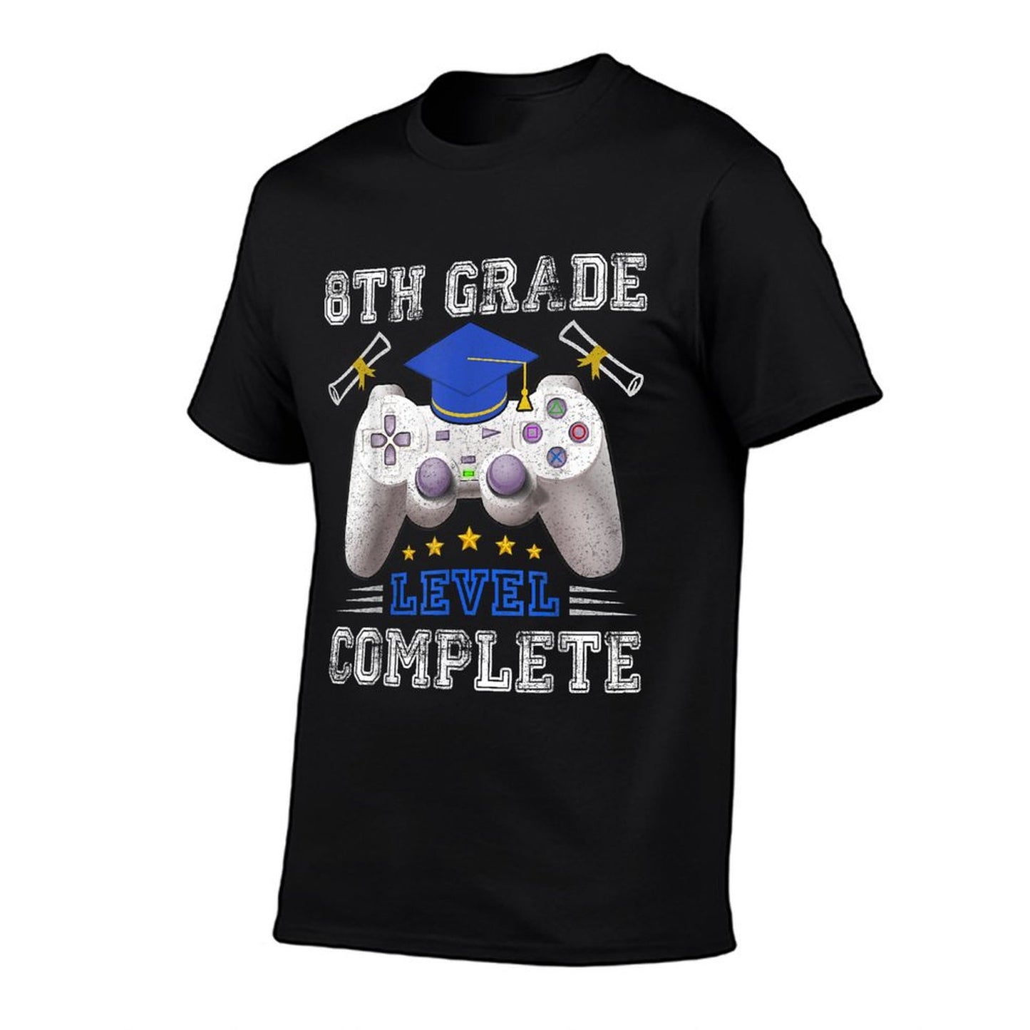 8th Grade Level Complete Gamer Class Of 2025 Graduation T-Shirt