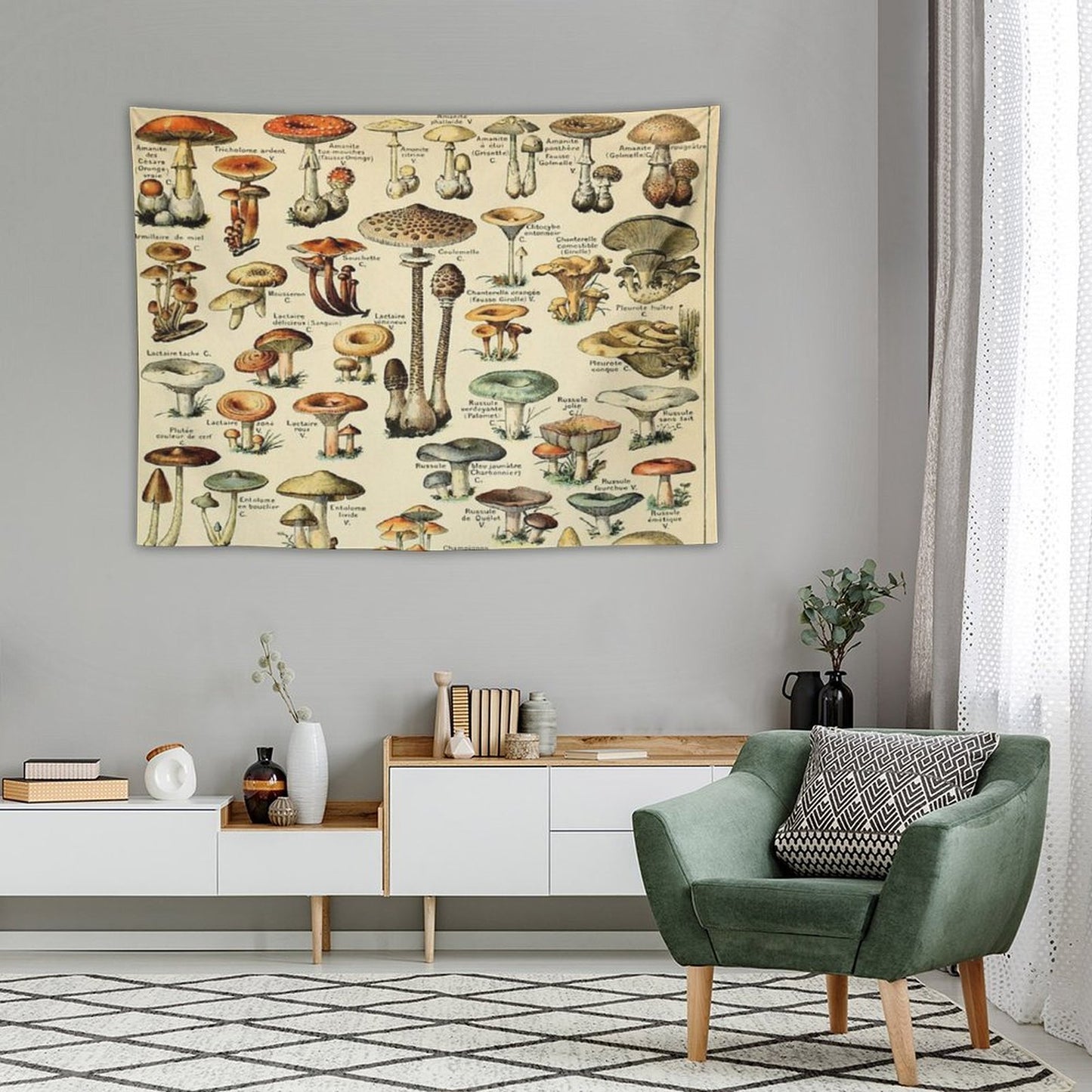 Mushrooms Tapestry