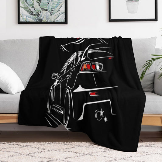 Mitsubishi Lancer Evo X Throw Blanket
