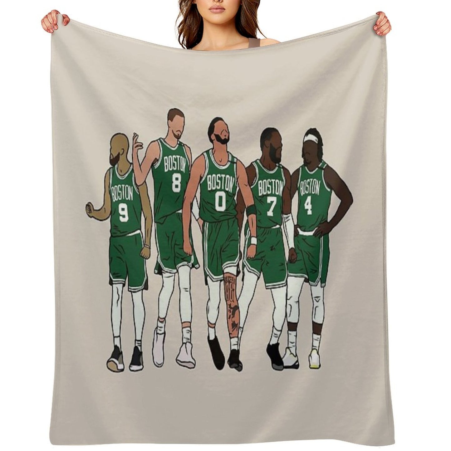 D White, KP, Jrue & The Jays Throw Blanket