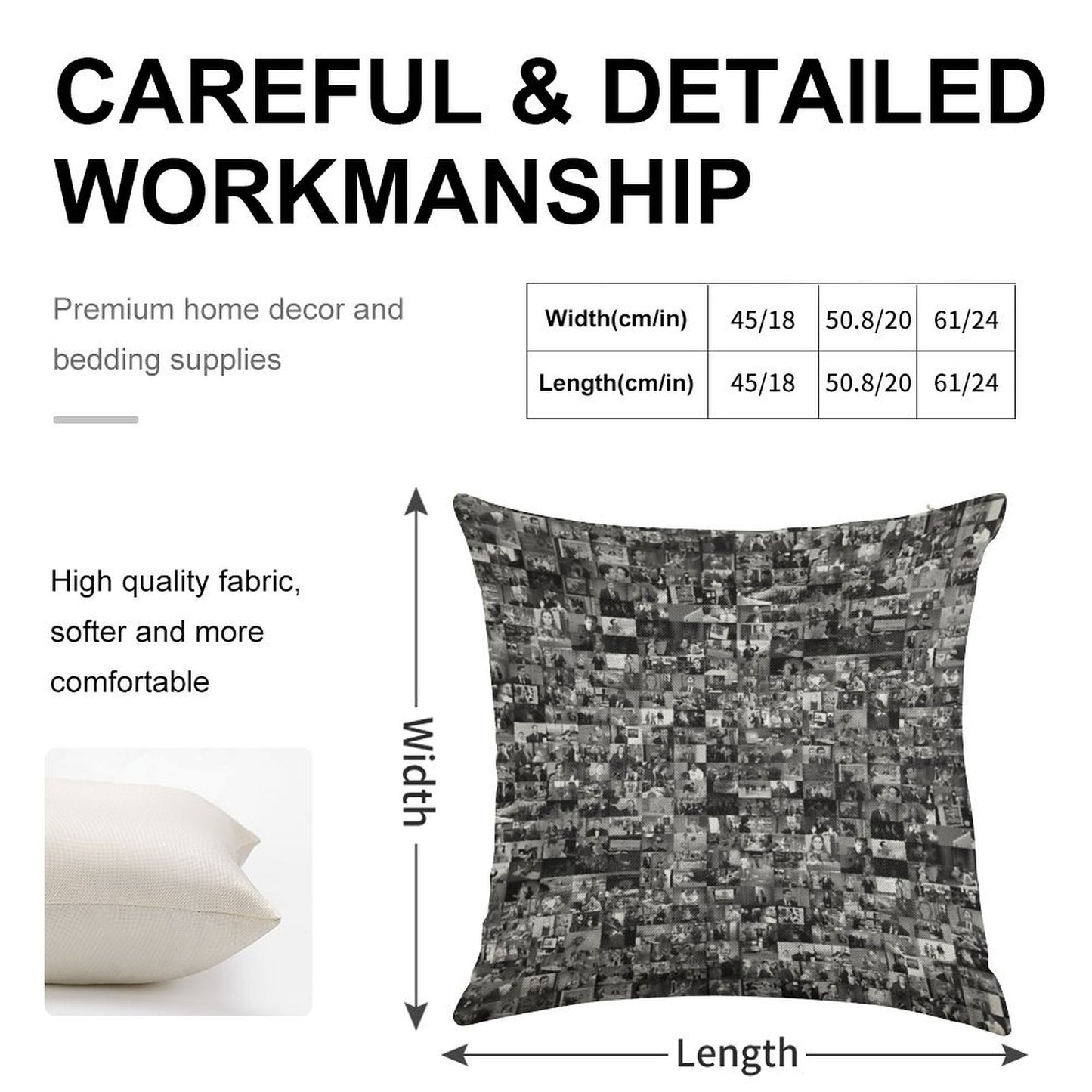 Every Episode of The Office Linen Throw Pillow Cover