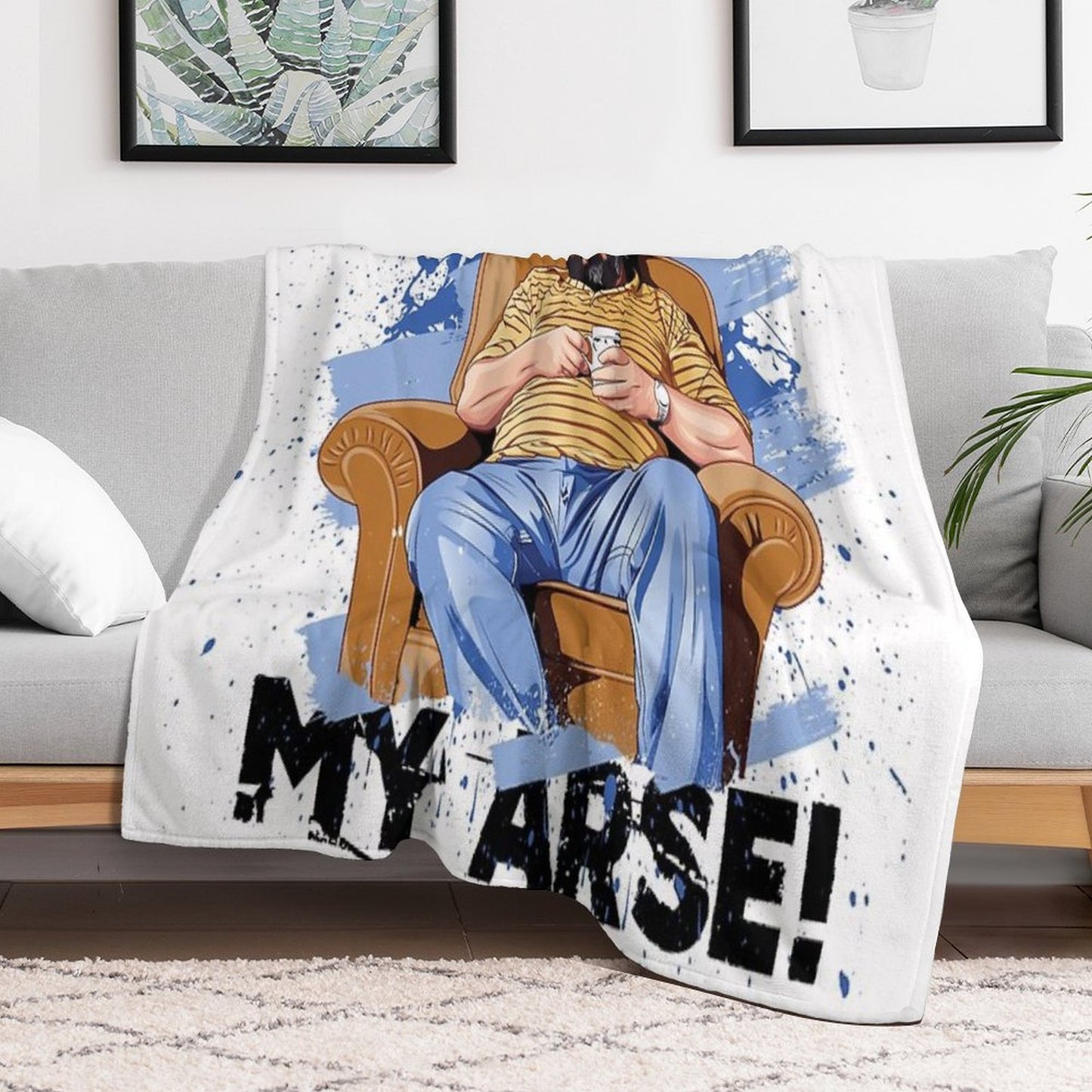 Jim Royle, The Royle Family Throw Blanket