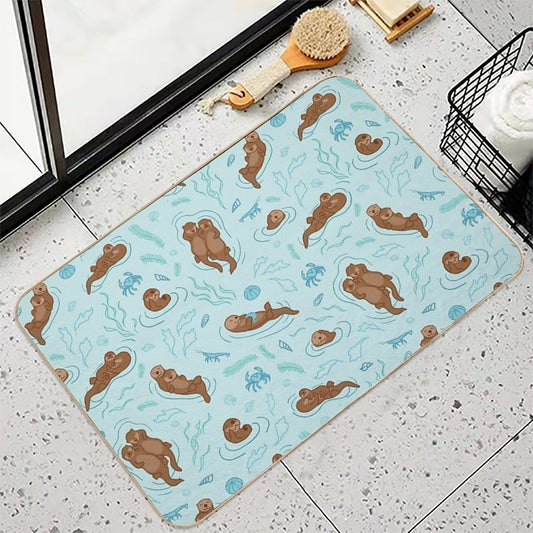 Otter Fun Light Bath Mat