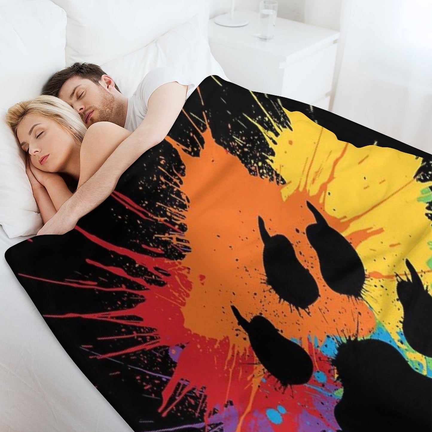 Paw Pride Dark 2019 Throw Blanket