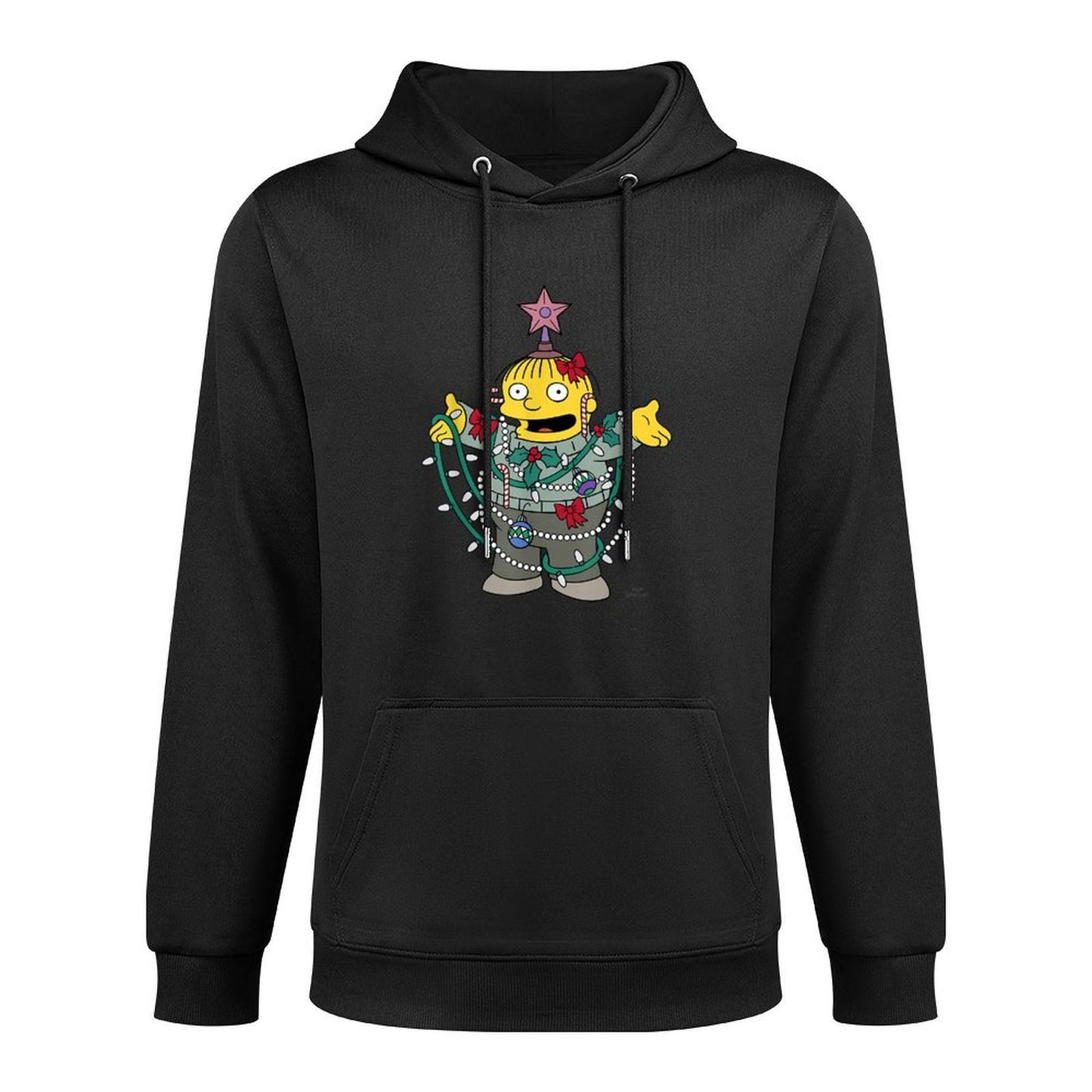 The Simpsons Christmas Ralph Wiggum Tangled Lights Casual Wear Hoodie