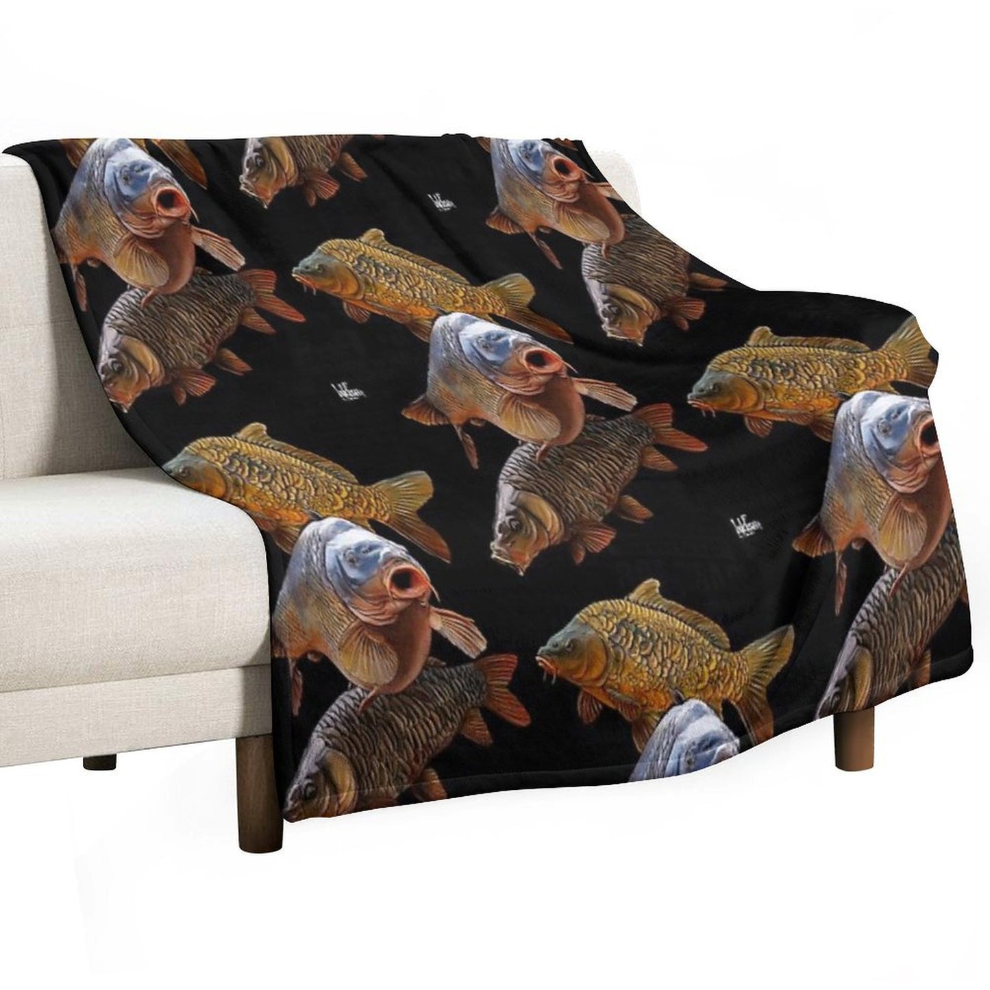 Carp Gang 1 Throw Blanket