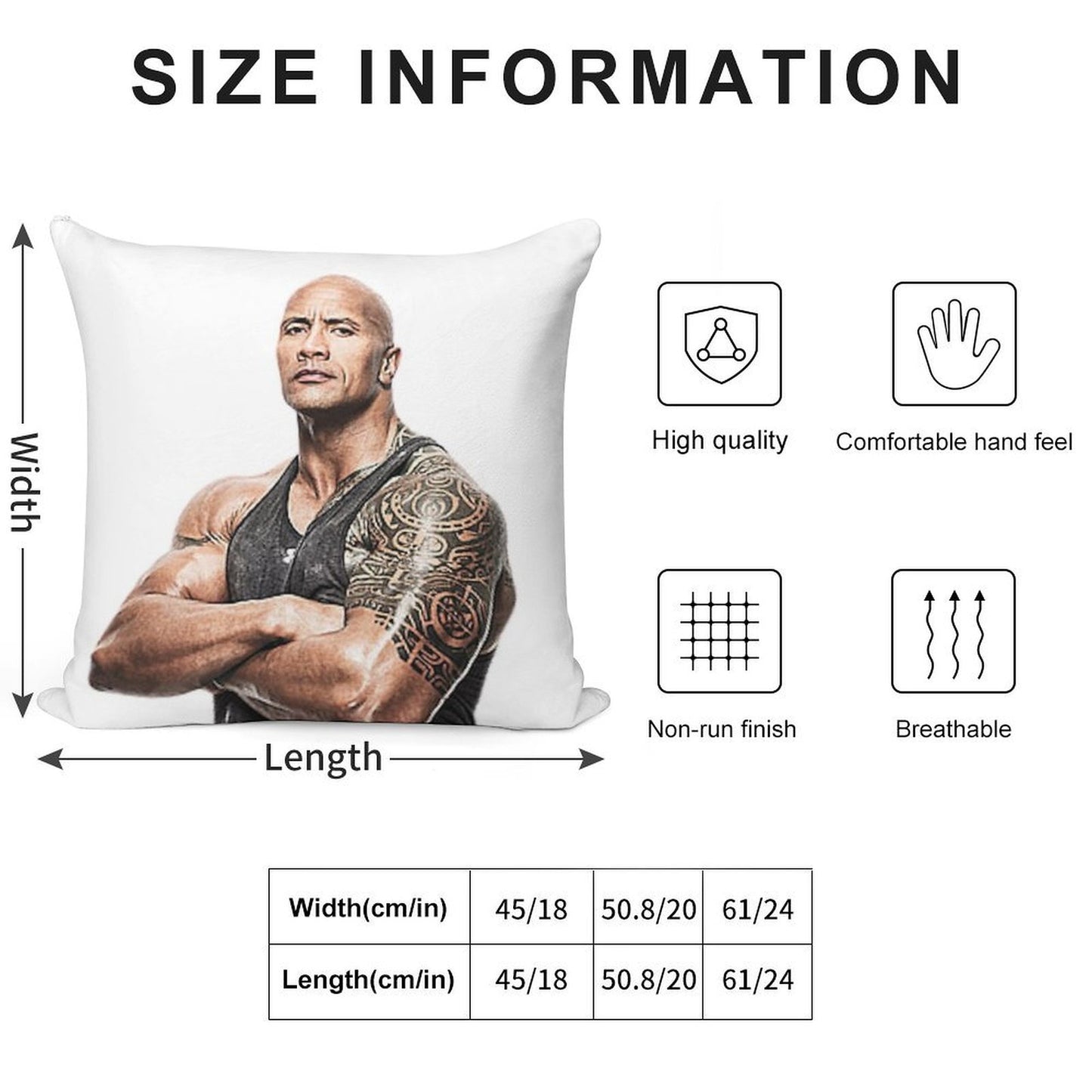 CAN YOU SMELL WHAT THE ROCK IS COOKING Soft Durable Construction Throw Pillow