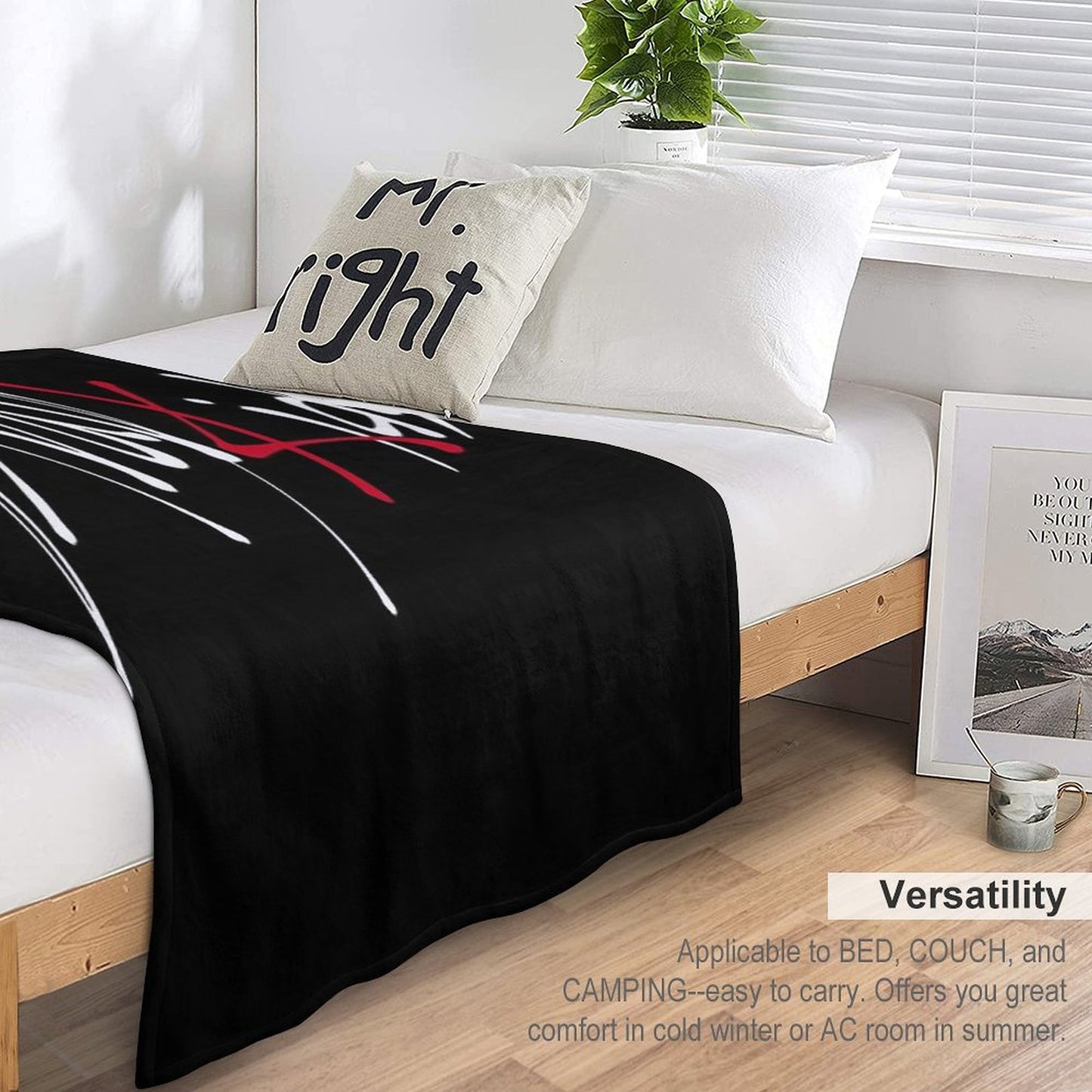 Stray Kids Logo Throw Blanket