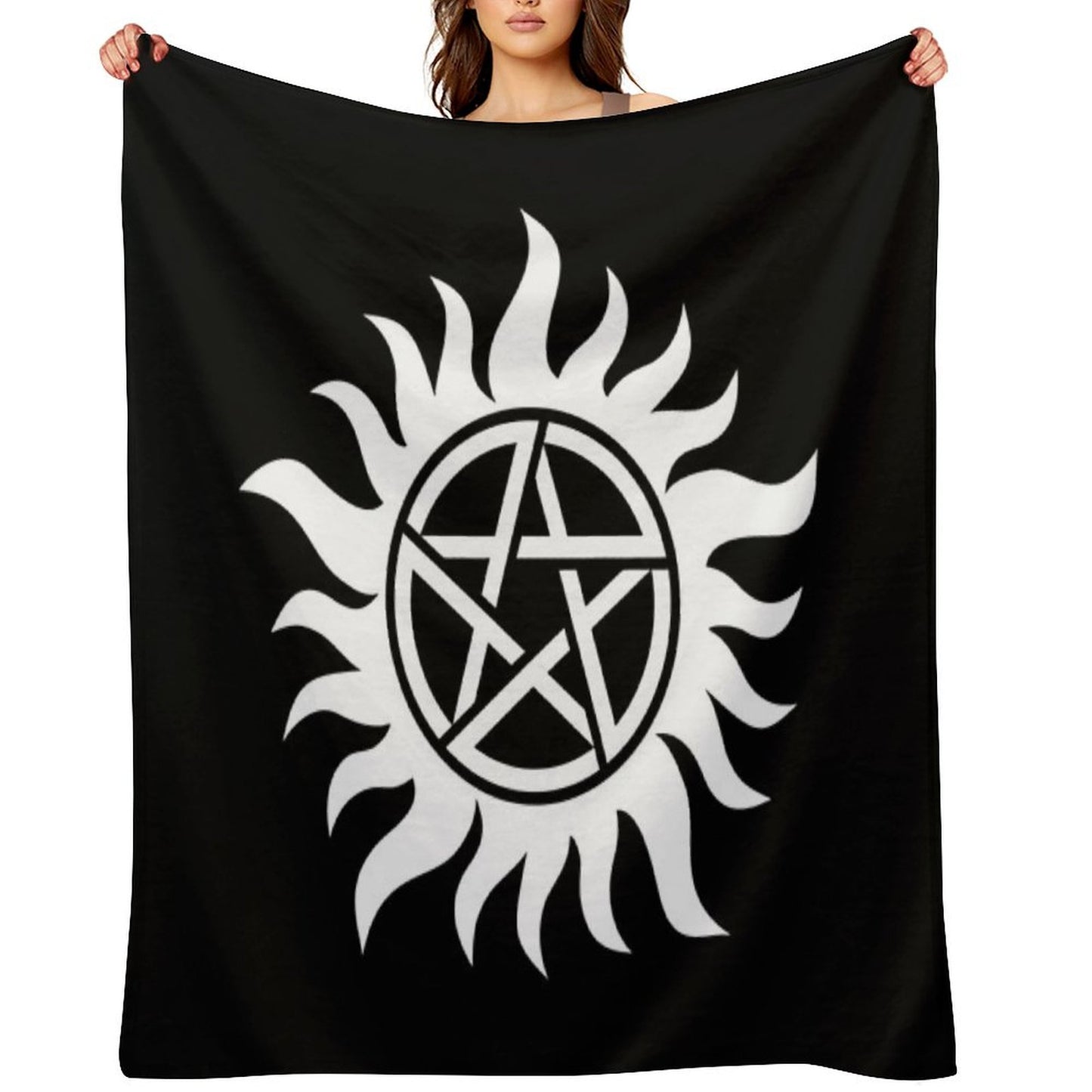 Supernatural Sigil - Anti Possession Throw Blanket