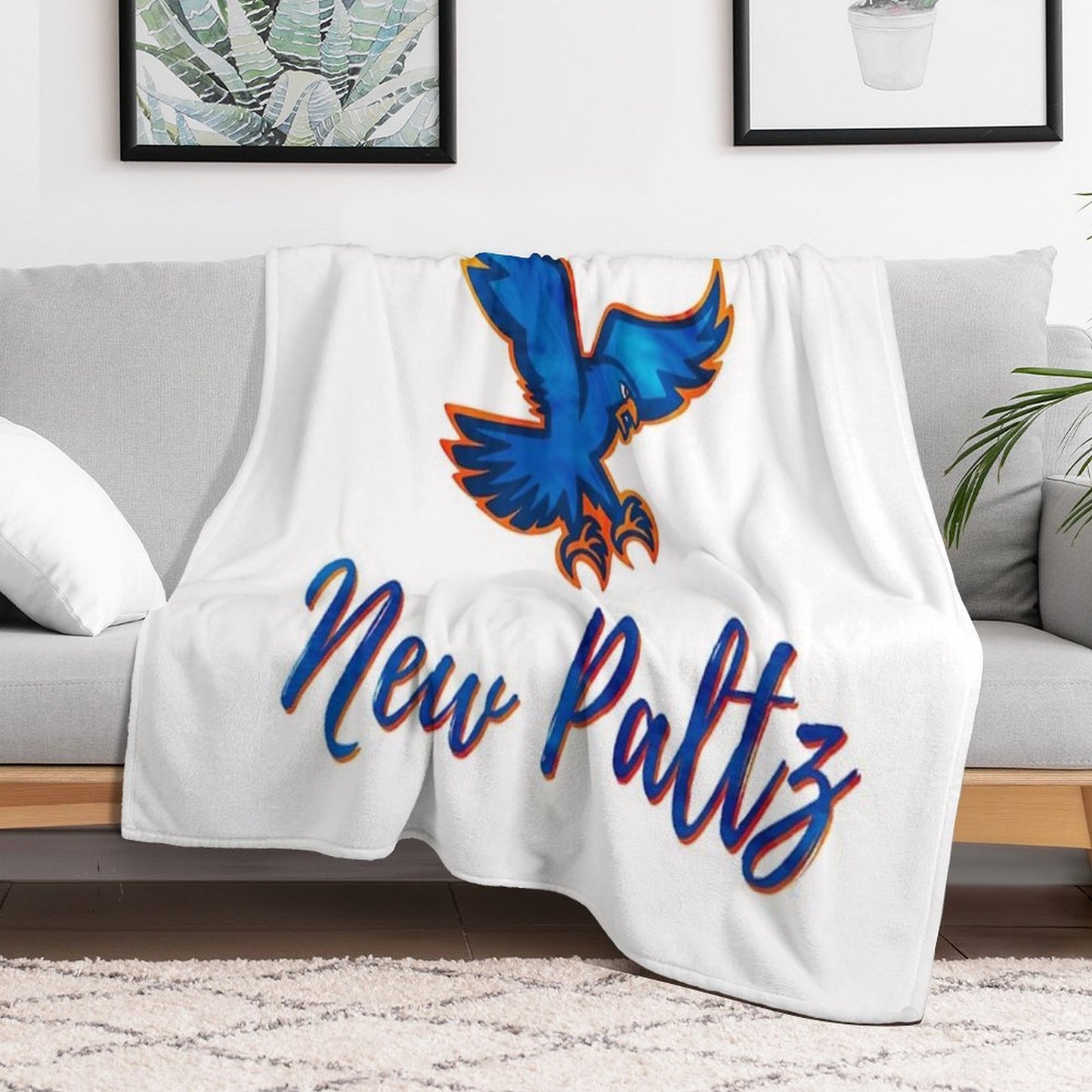 SUNY New Paltz Throw Blanket