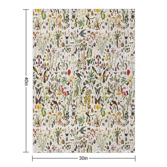 Biology of America USA Throw Blanket