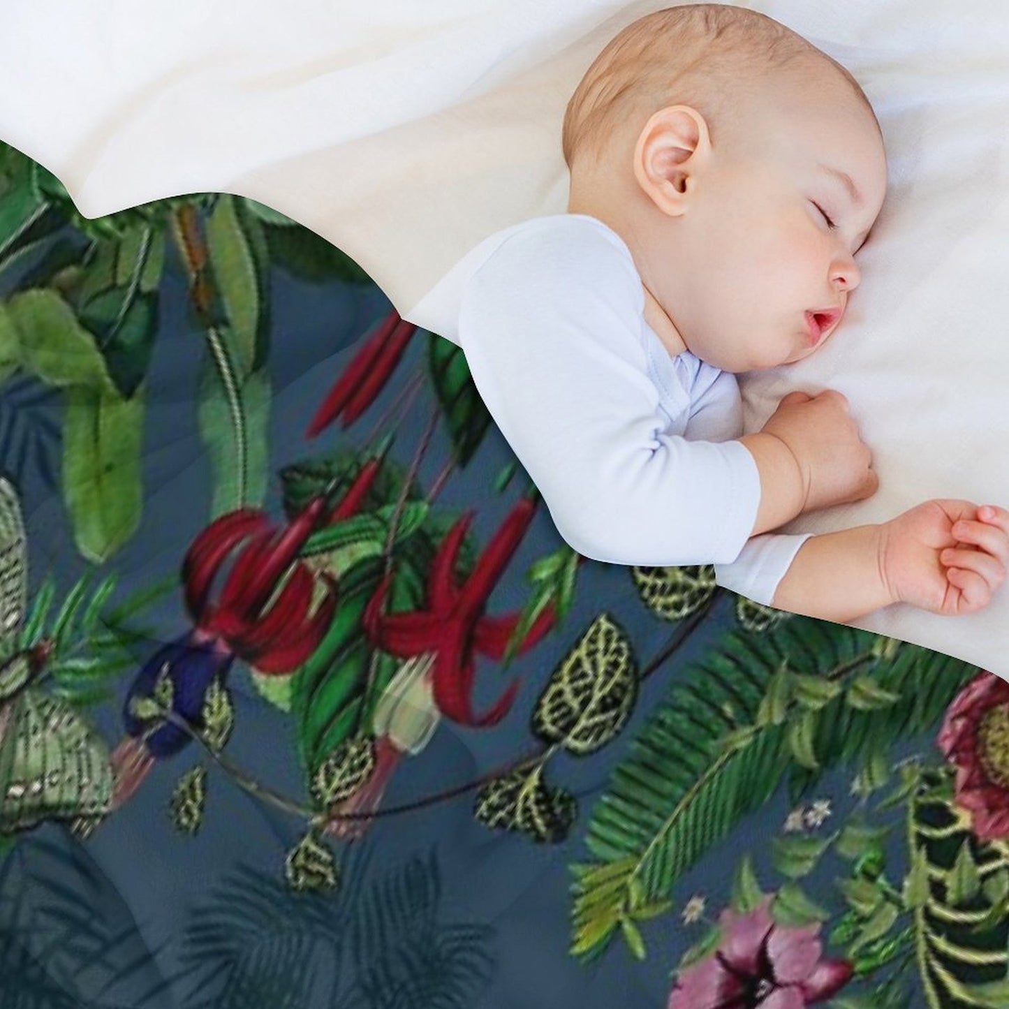 Midnight Rainforest I Throw Blanket
