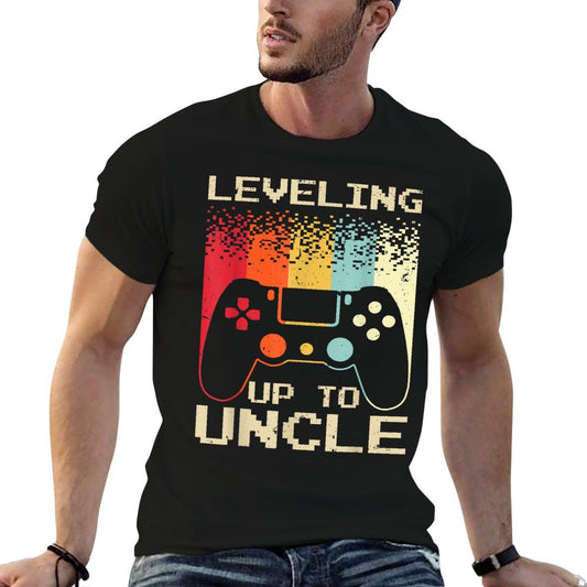 Best New Uncle For Men Boys Soon To Be Uncle Nephew Gamer T-Shirt