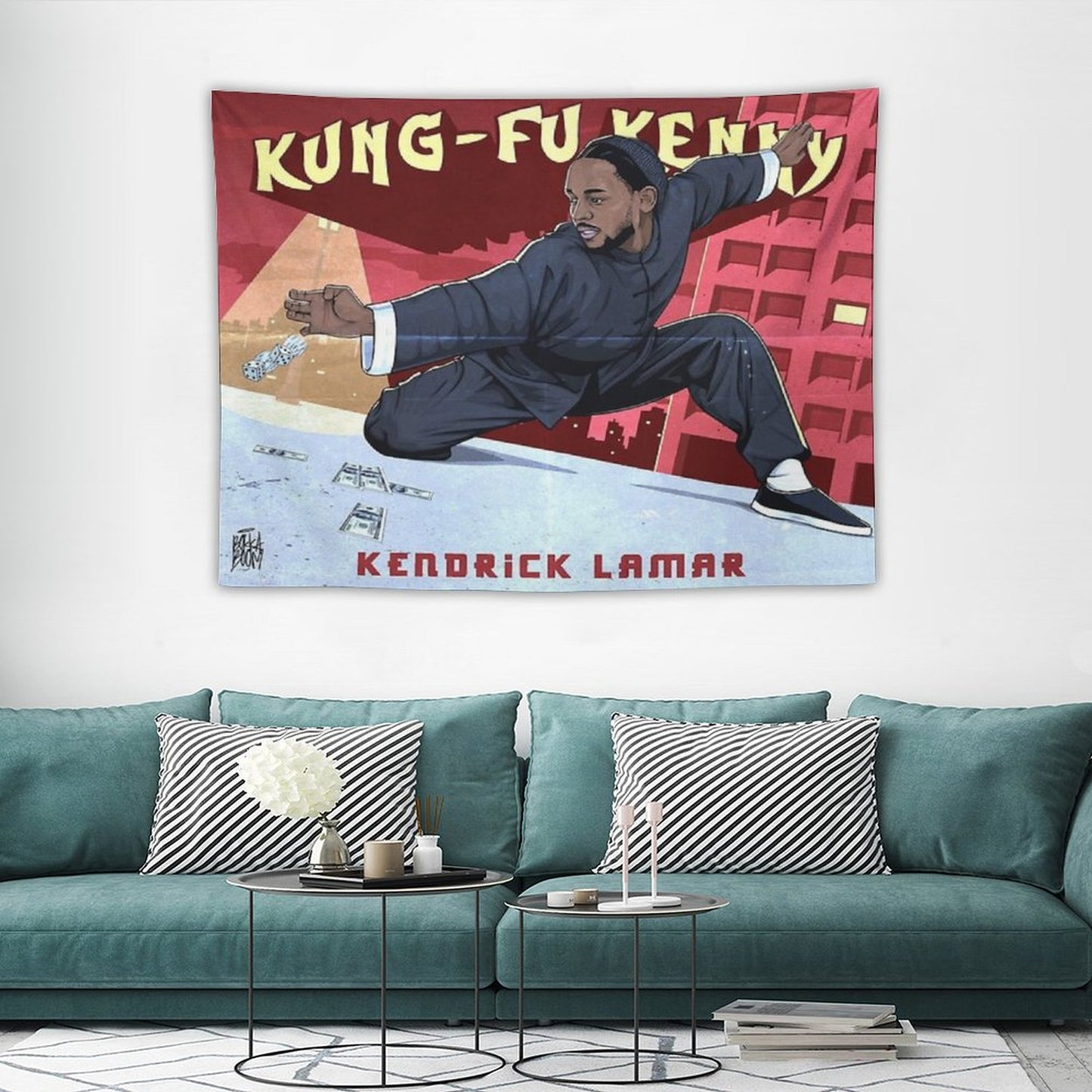 Kung Fu Kenny Tapestry
