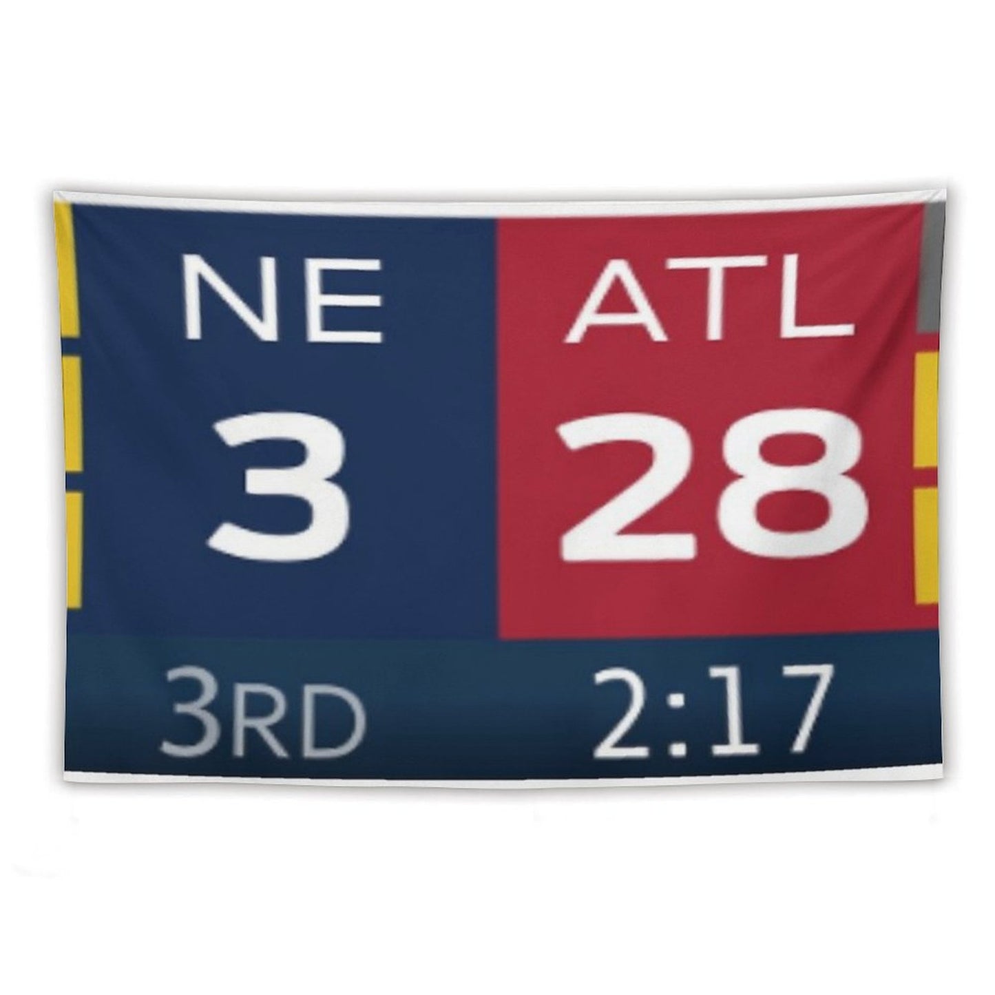 28-3 Patriots-Falcons Tapestry