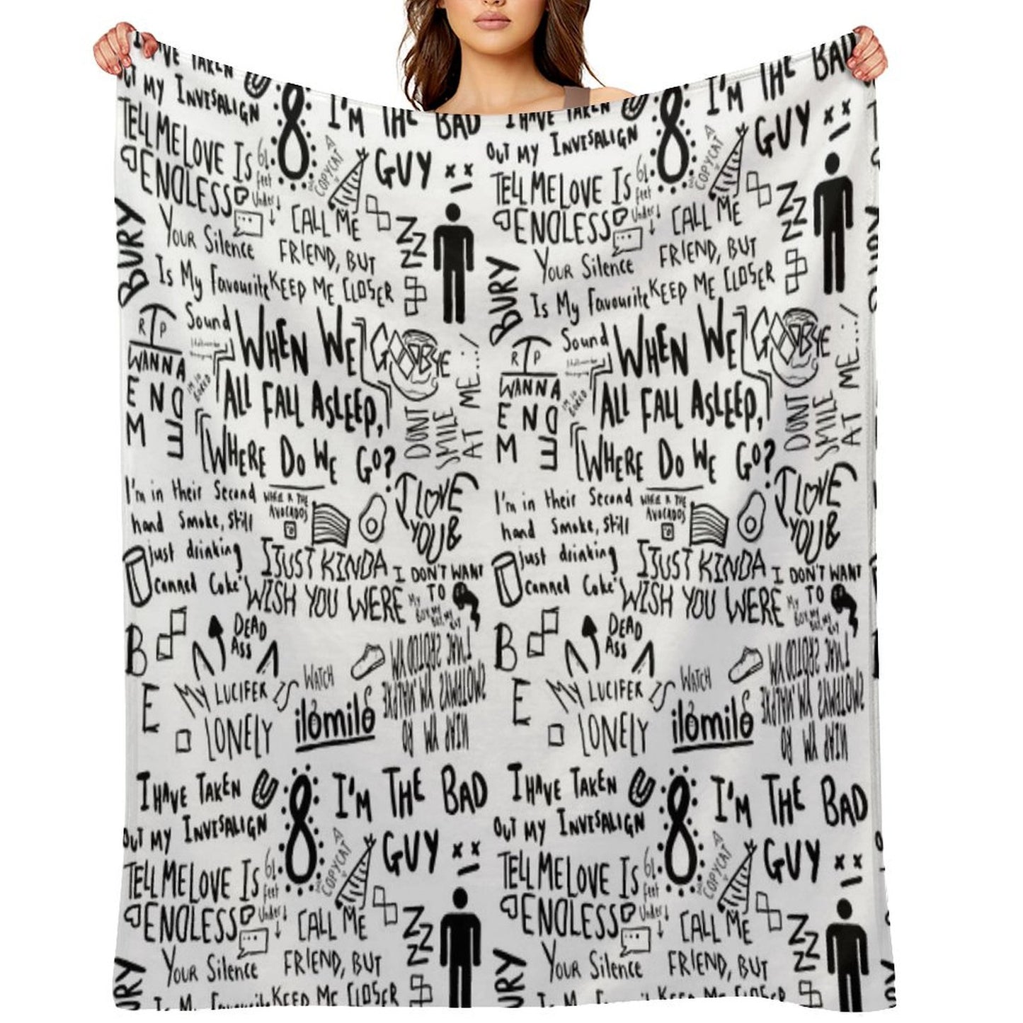Billie Eilish Throw Blanket