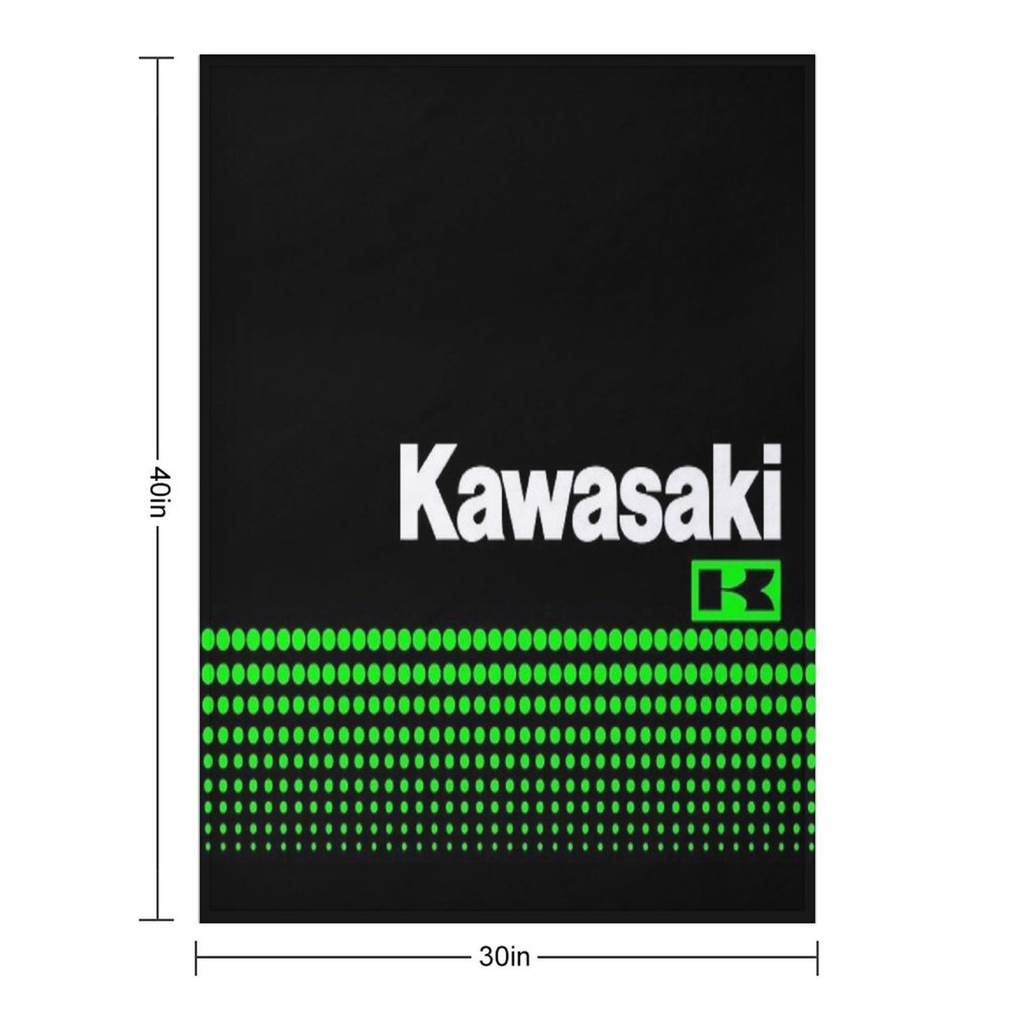 KAWASAKI Team Throw Blanket