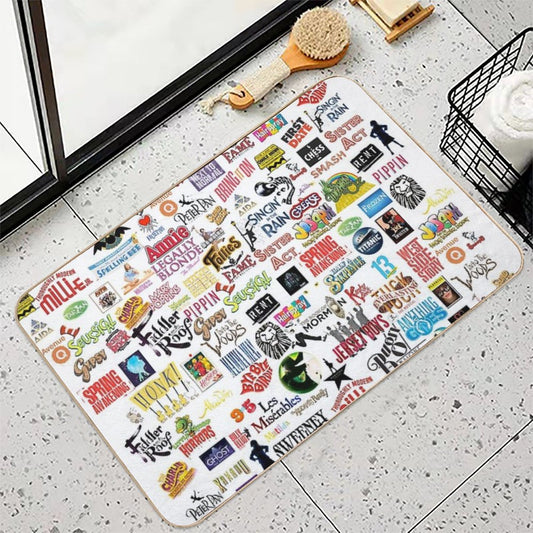 Musical Logos Bath Mat