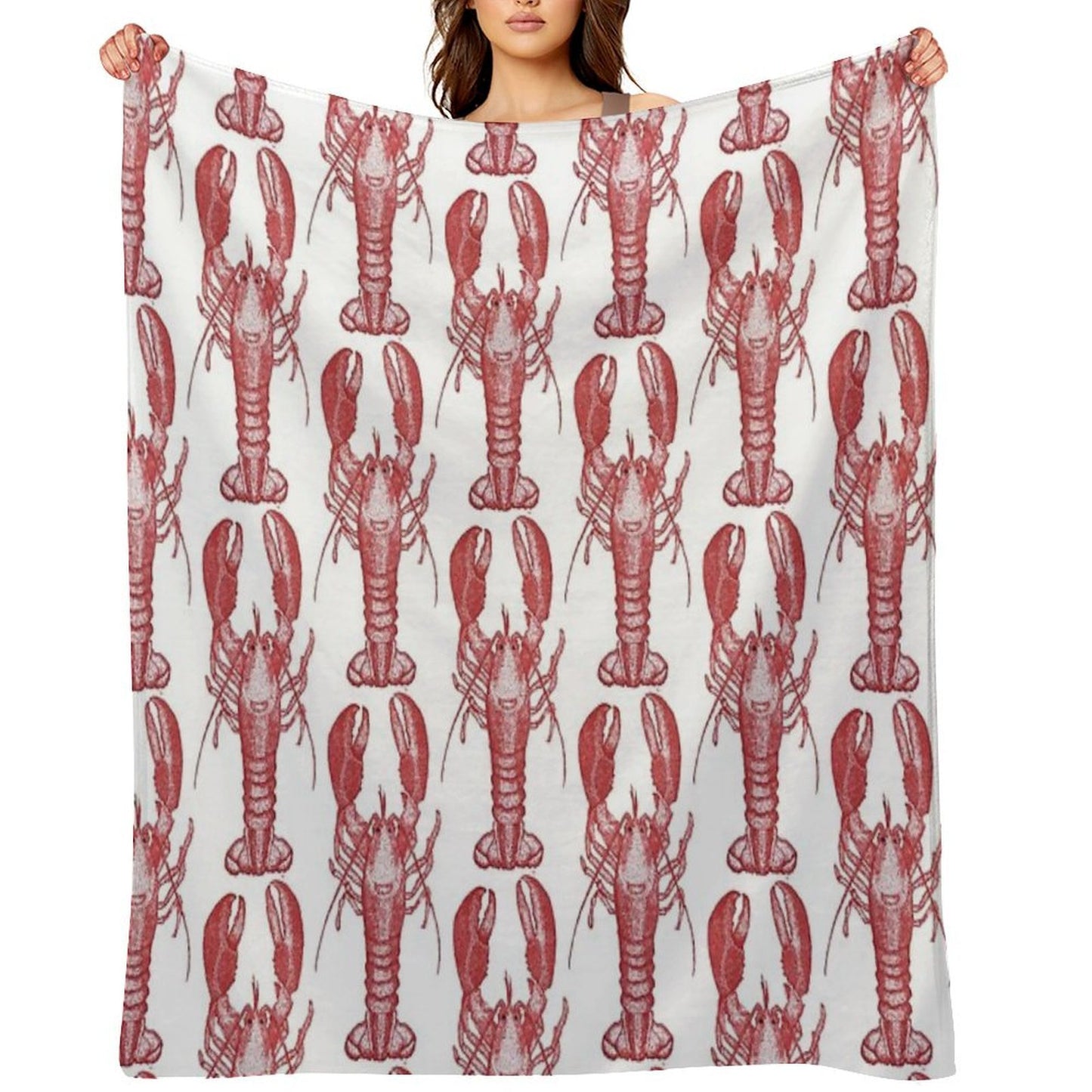 Lobster Throw Blanket