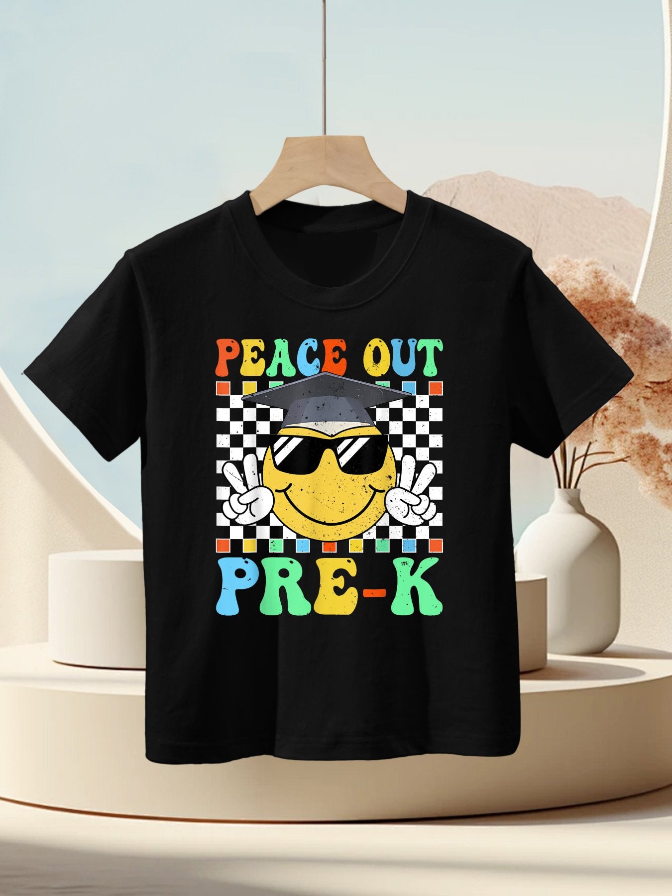 Peace Out Preschool Graduation Pre-K Last Day Of School Kids T-Shirt