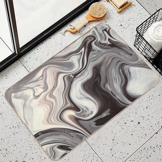 Marble Texture Bath Mat