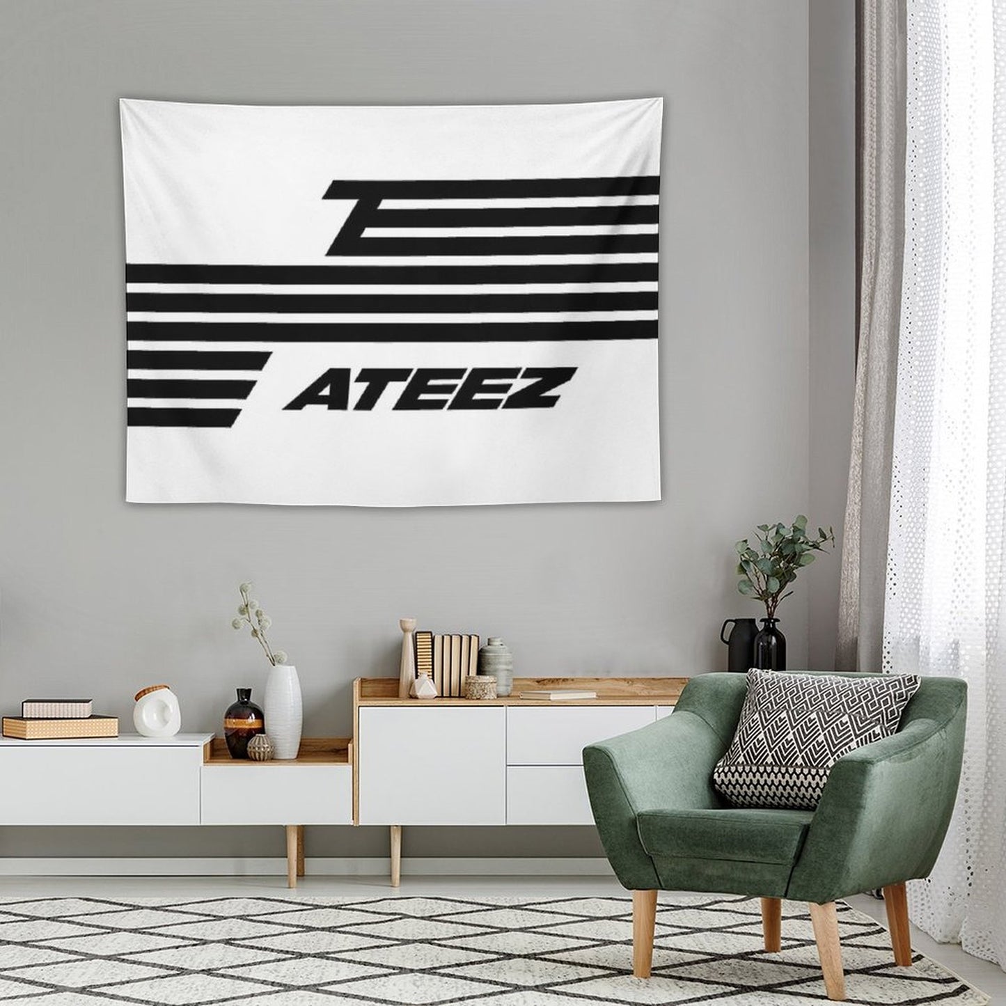 ATEEZ'S FLAG. Tapestry
