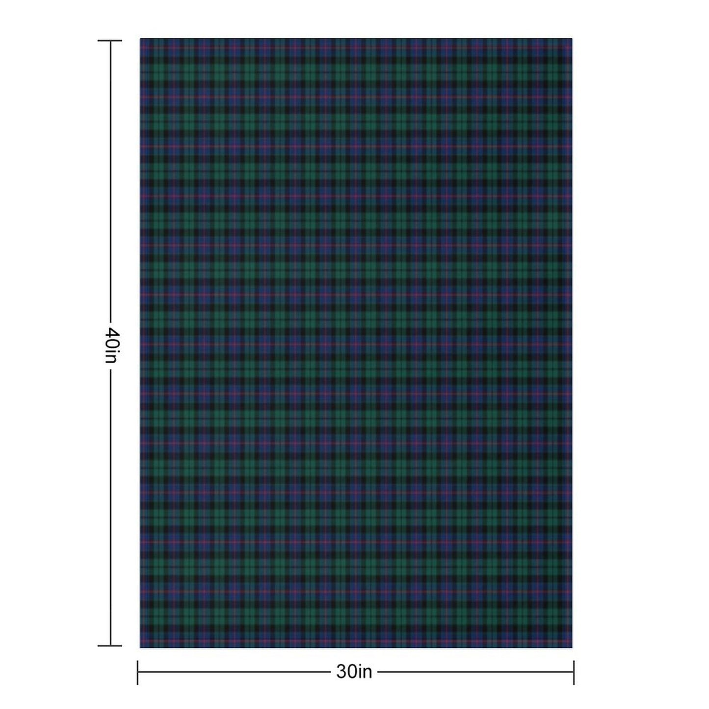 Clan Morrison Tartan Throw Blanket