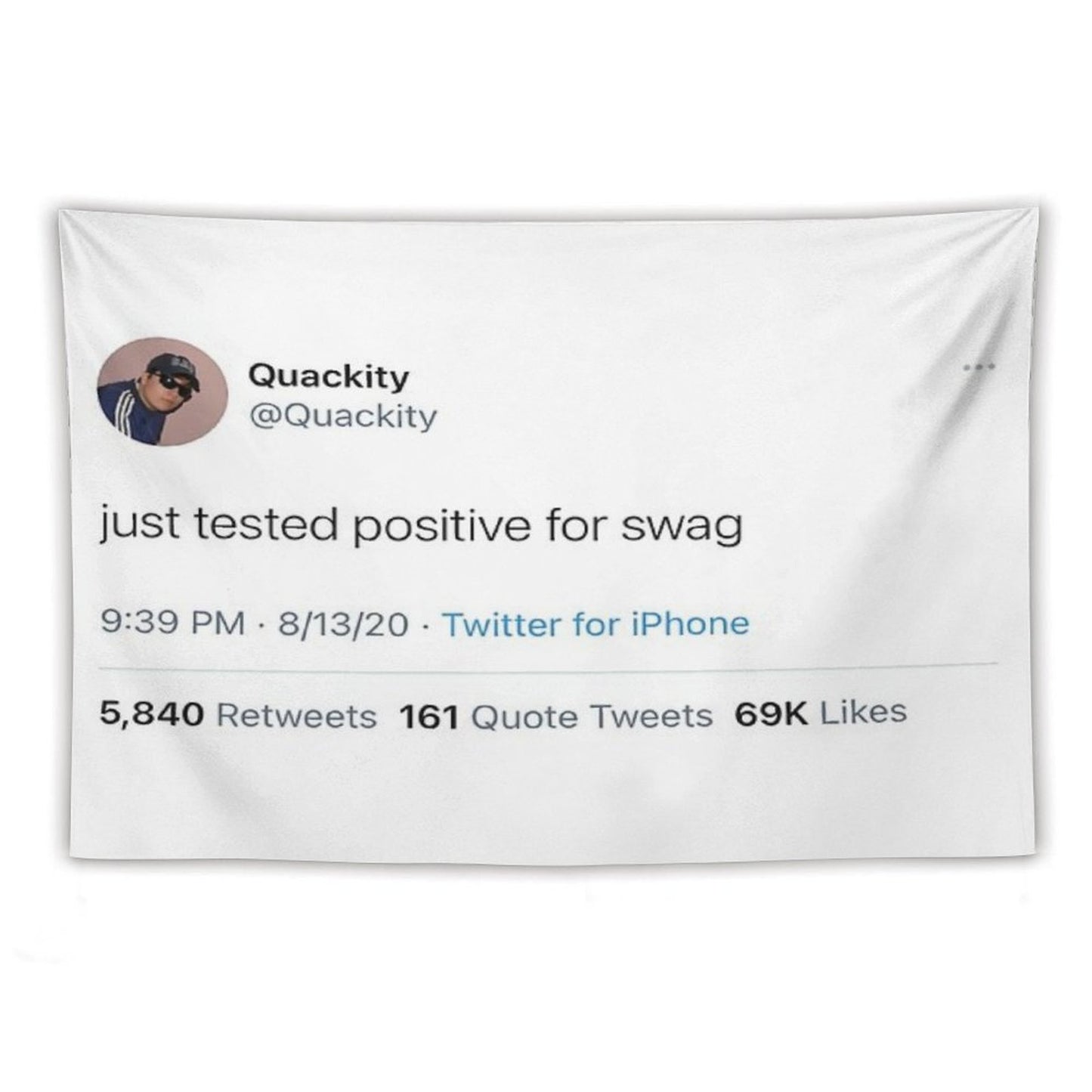 Quackity Tweet Tapestry