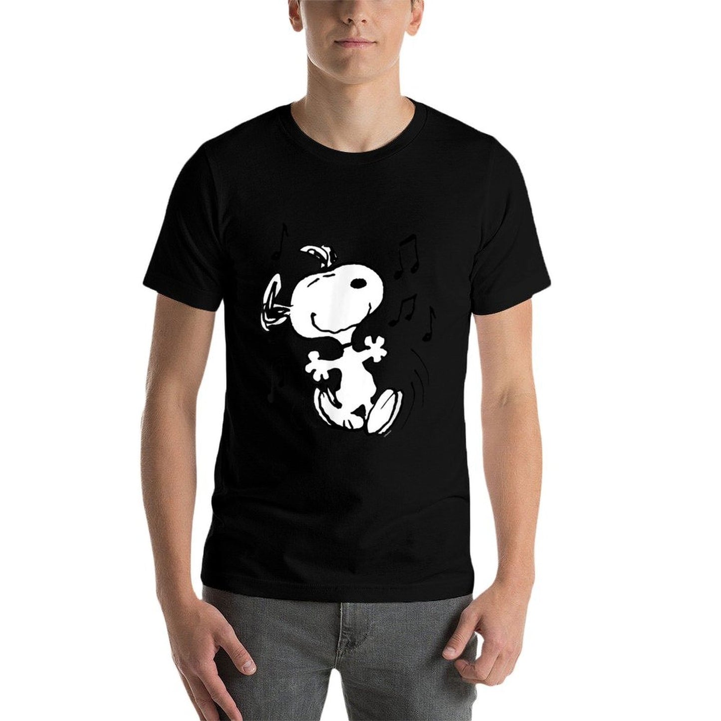 Peanuts - Snoopy Dancing Slim-fit Cut T-Shirt