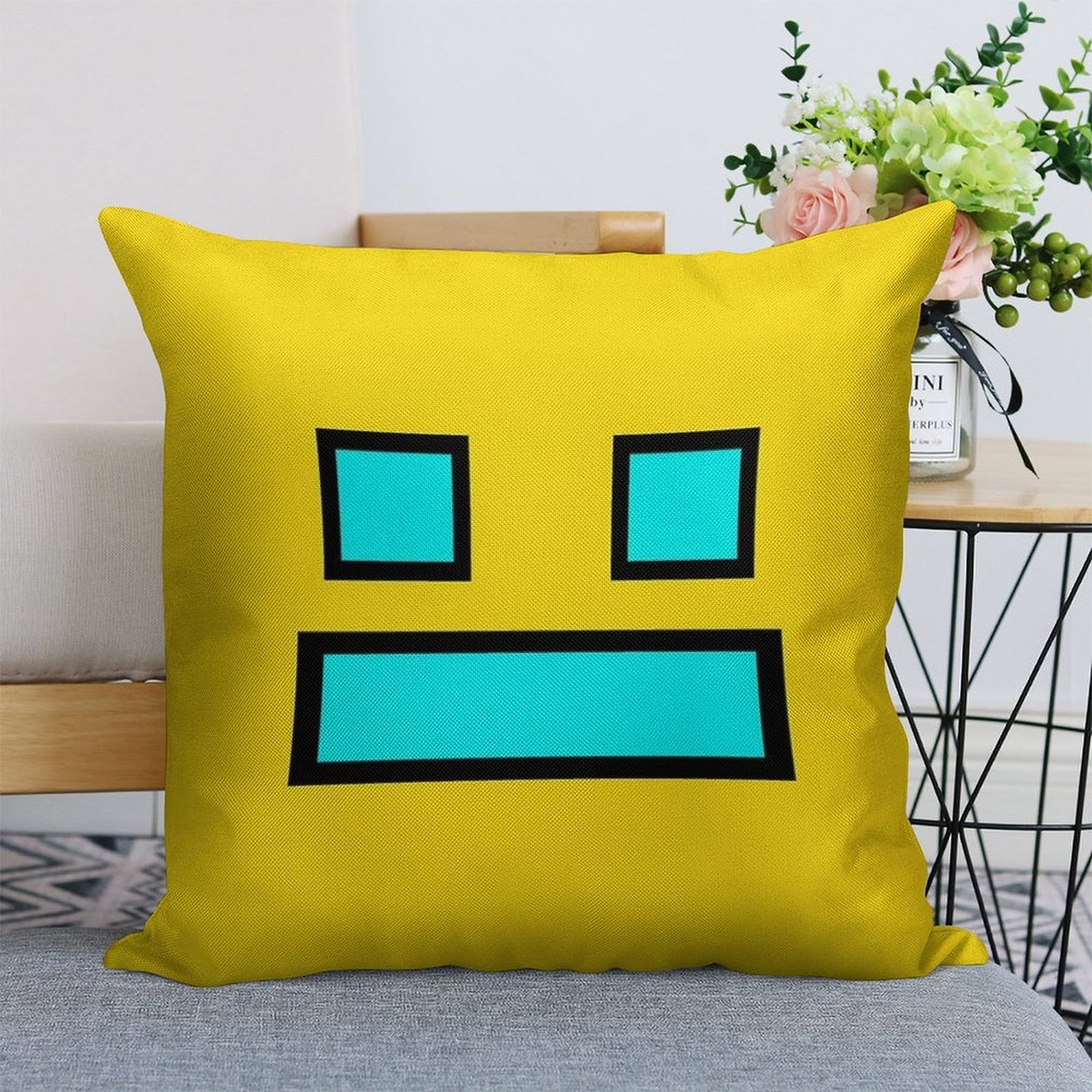 Funny Gaming Linen Throw Pillow Cover