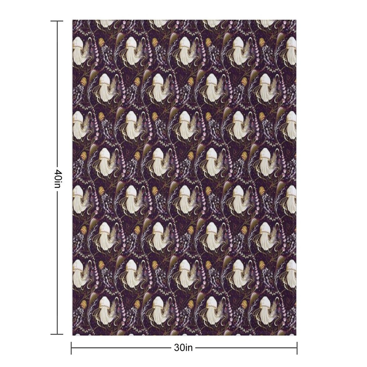 Jellyfish Throw Blanket