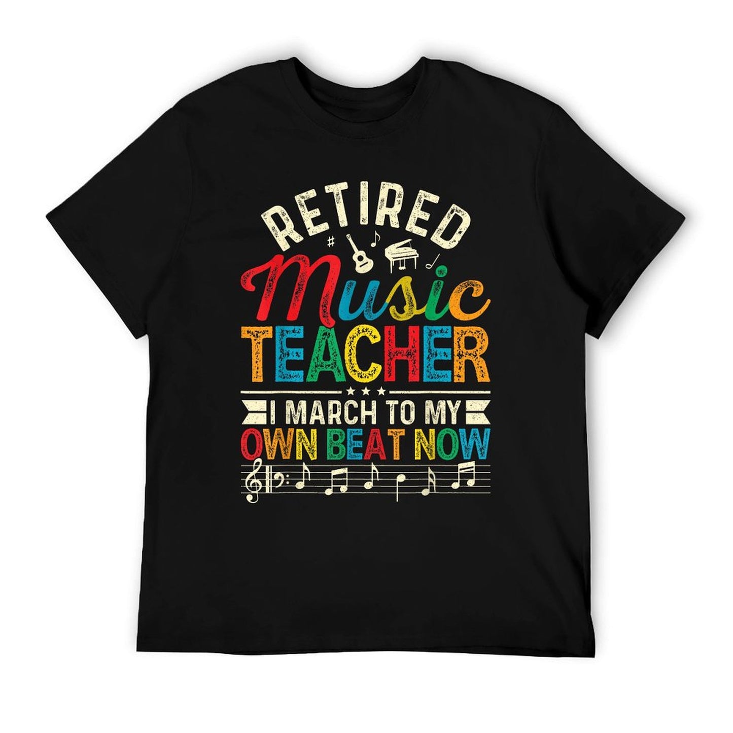 Funny Retired Music Teacher Gift Shirt Retirement Gift T-Shirt