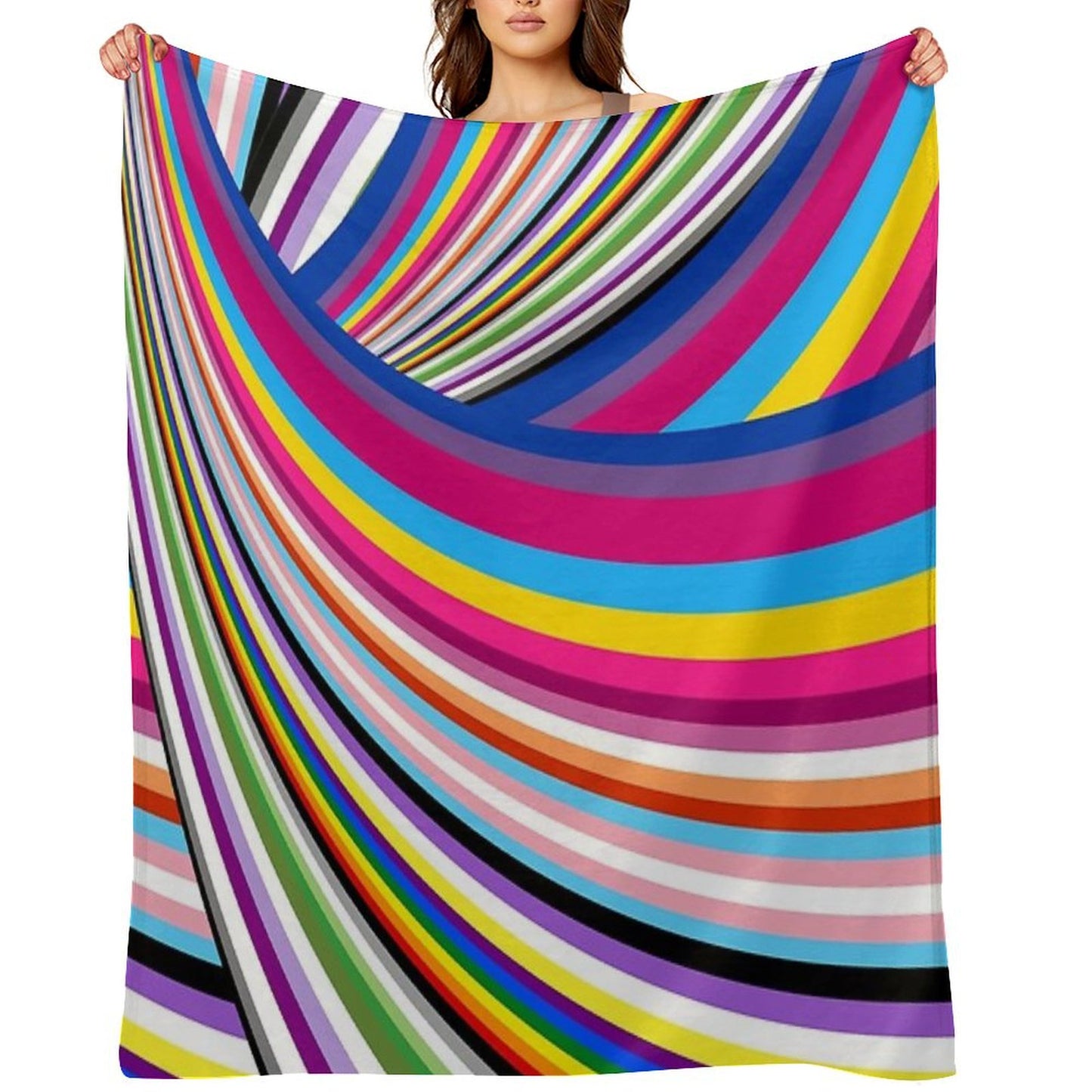Pride Flags Throw Blanket