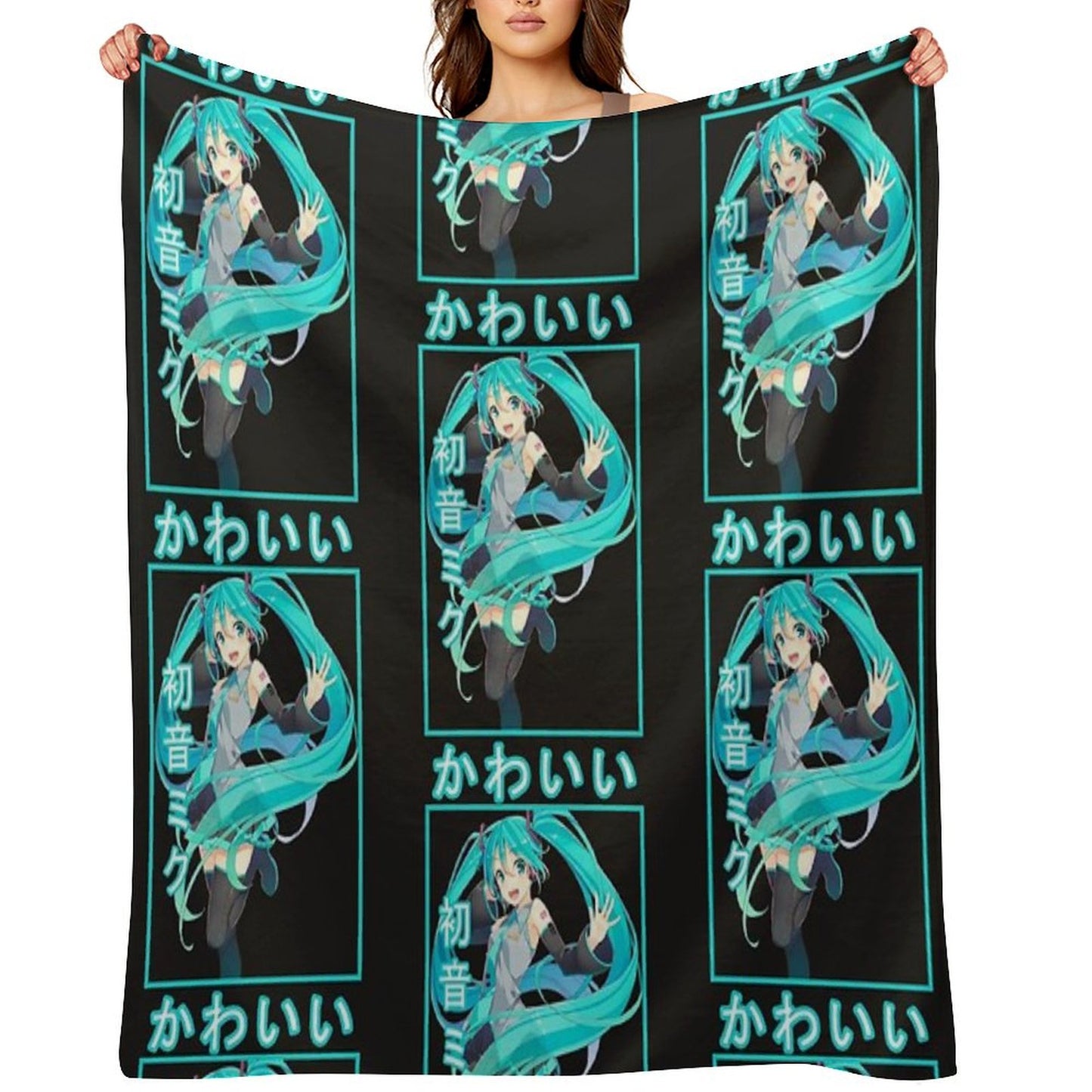 Hatsune Miku Classic Throw Blanket