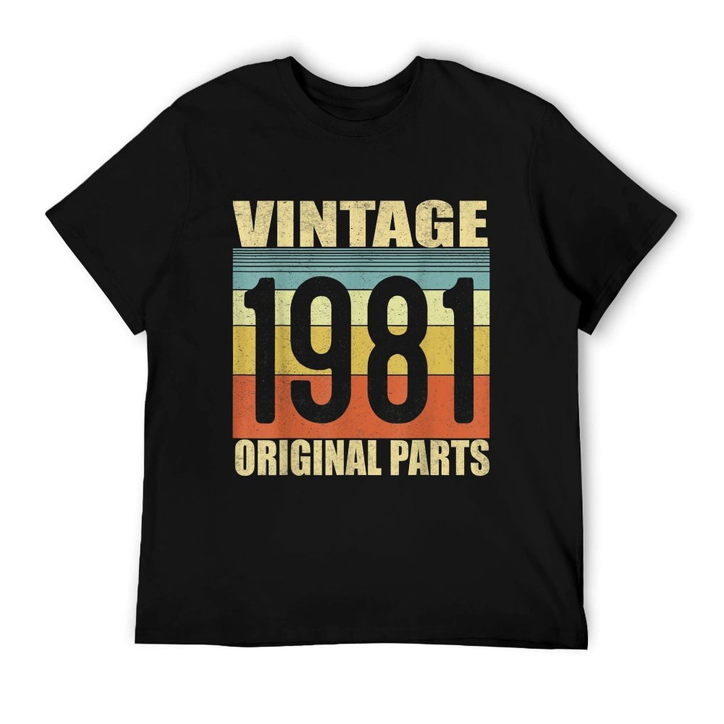 Vintage 1981 40th Birthday Gift Men Women 40 Years Old Wrinkle-resistant T-Shirt