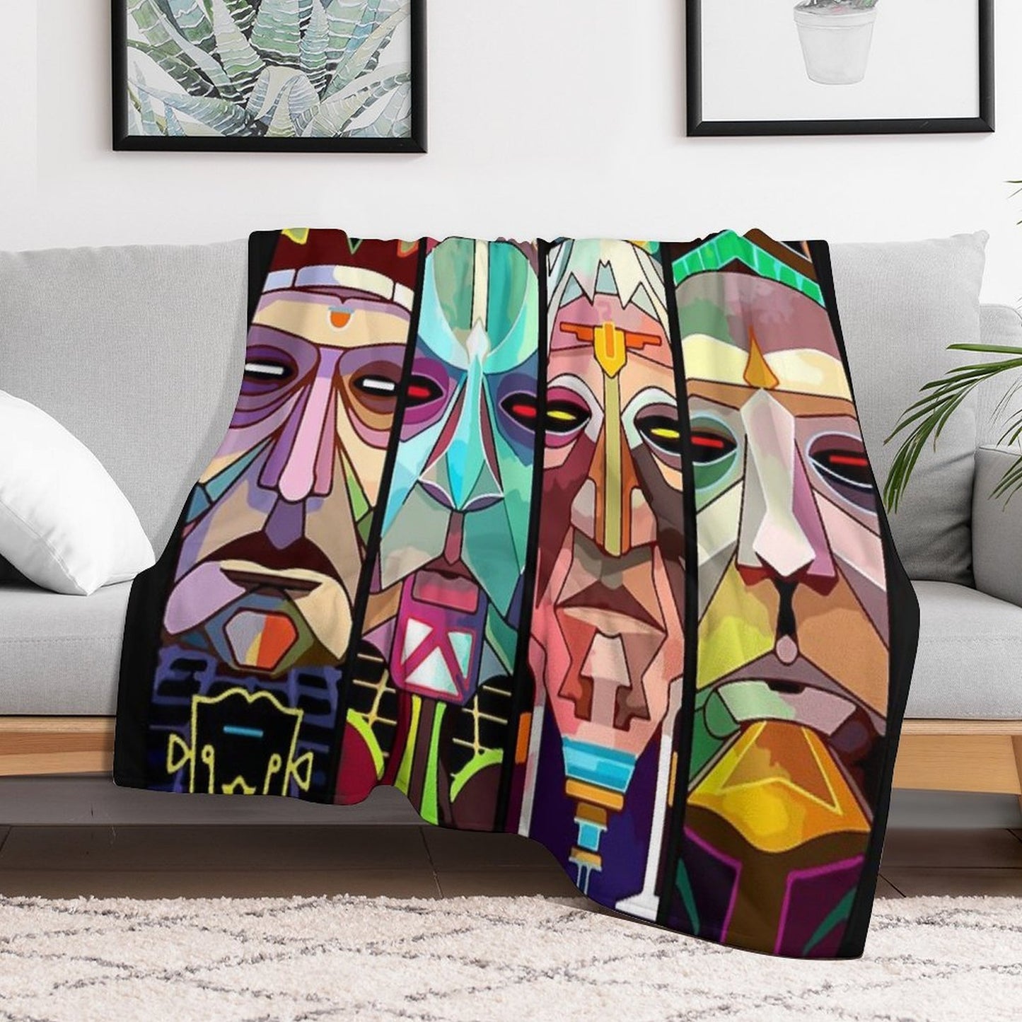 Clutch Band Throw Blanket