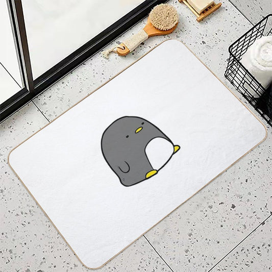 Cute Cuddly Penguin Bath Mat