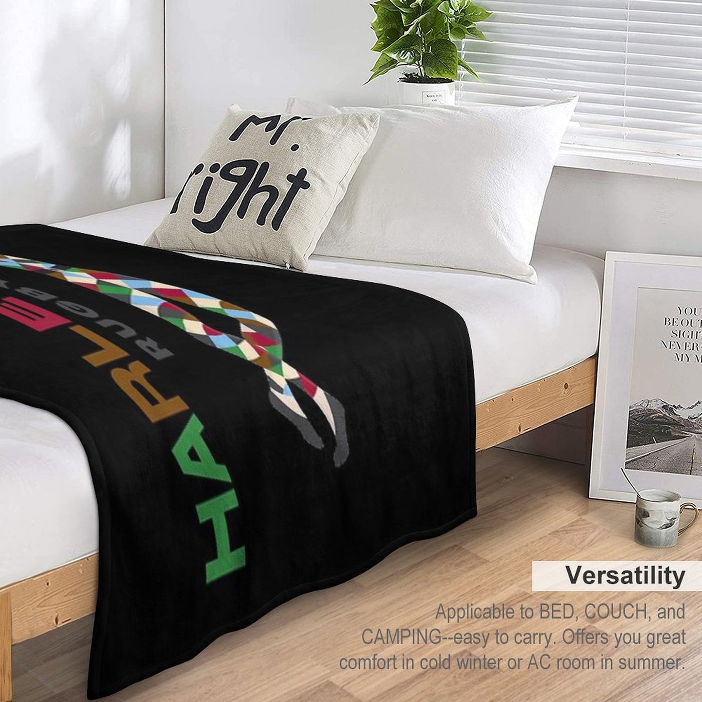 Harlequins Rugby Essential Throw Blanket