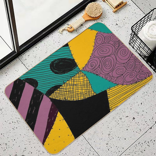 Sally's Dress. The Nightmare Before Christmas. Bath Mat