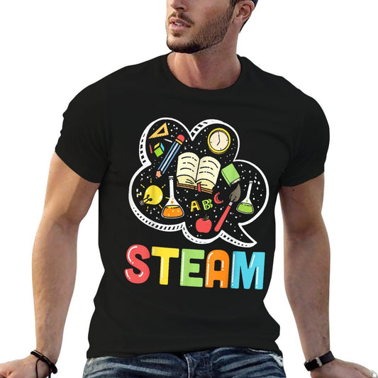 STEAM Teacher And Student Back To School STEM T-Shirt
