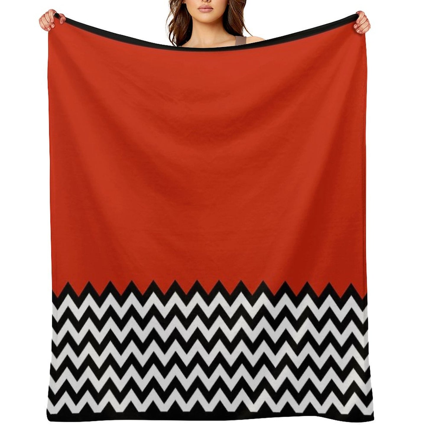 Black Lodge (Twin Peaks) Inspired Graphic Throw Blanket