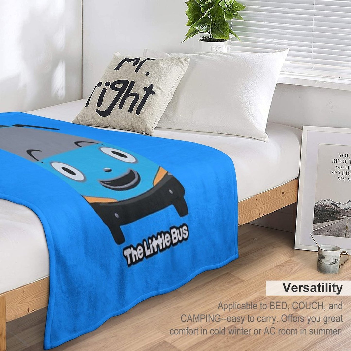 Tayo The City Bus Throw Blanket