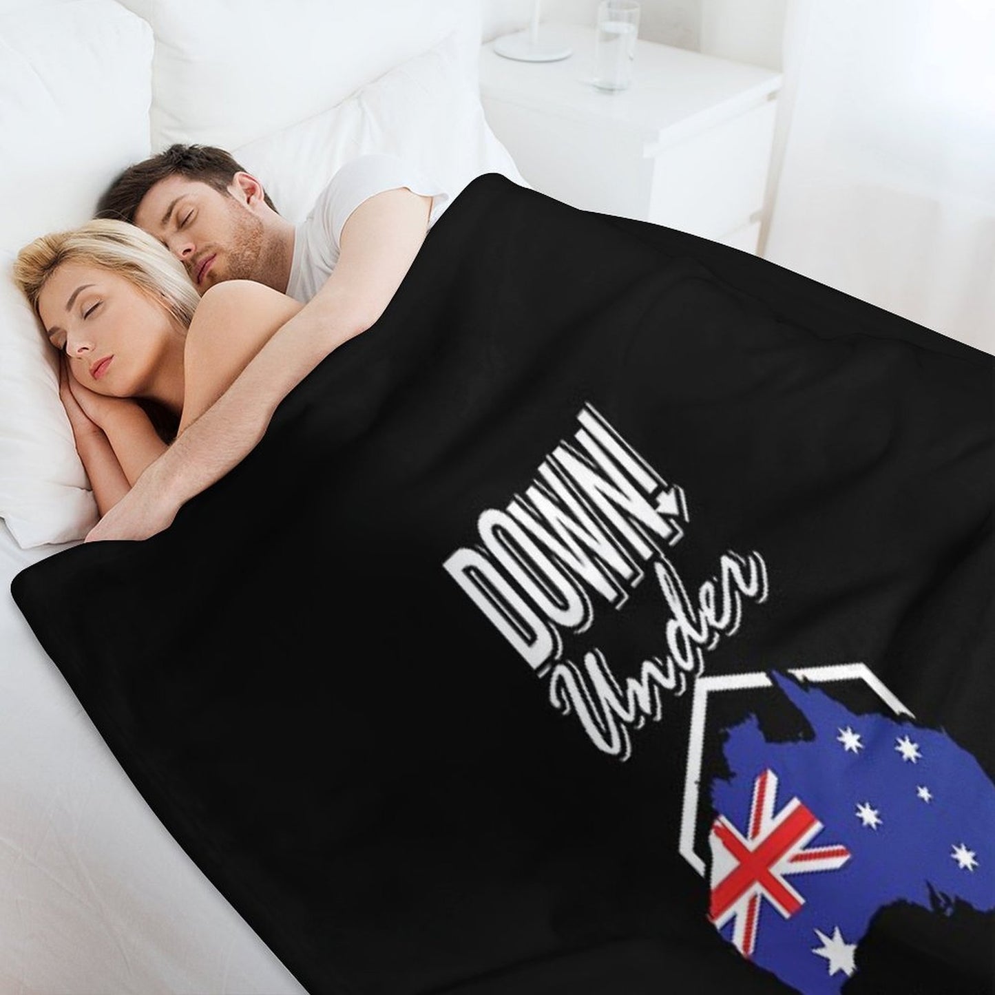 Down Under! Throw Blanket