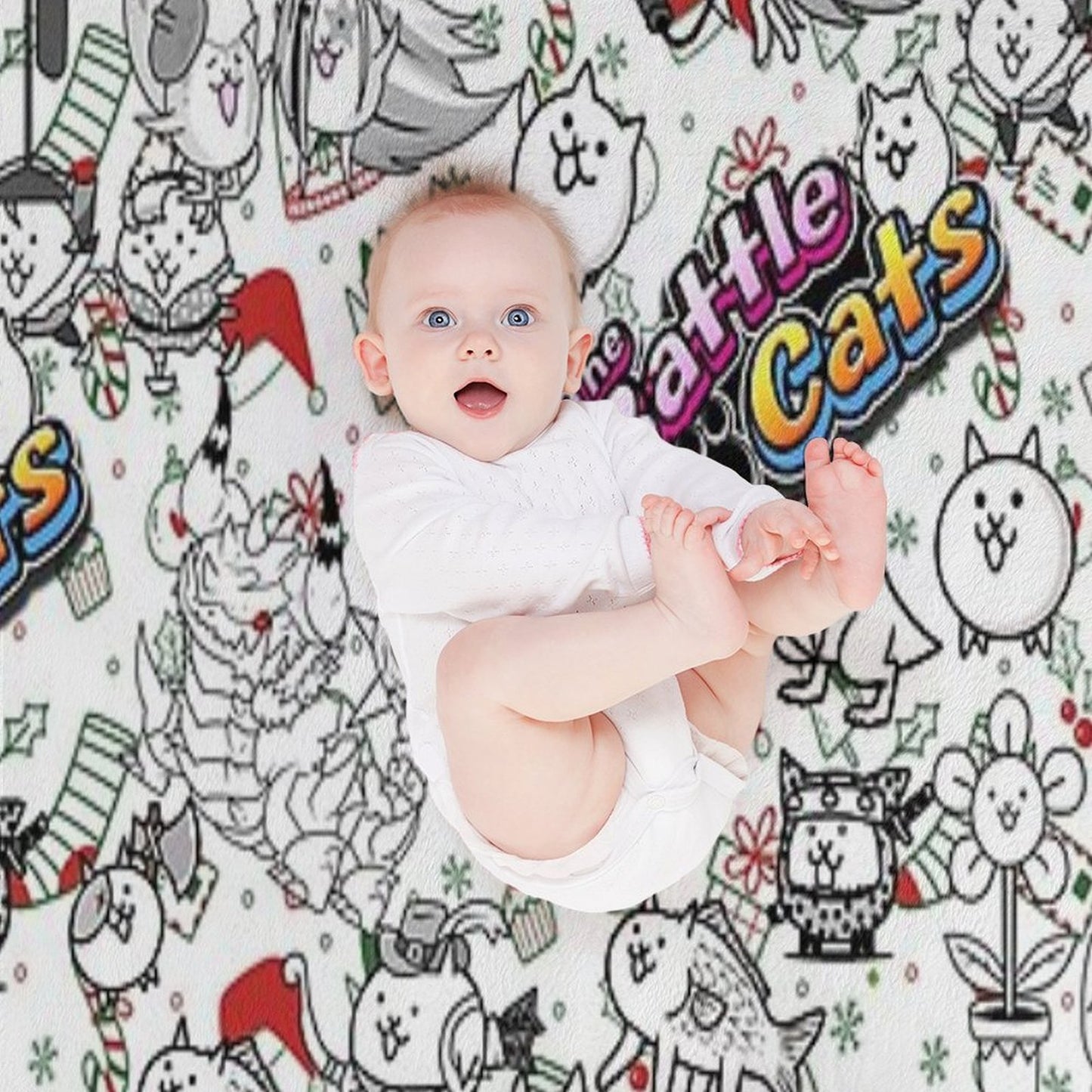 Battle Cats Throw Blanket