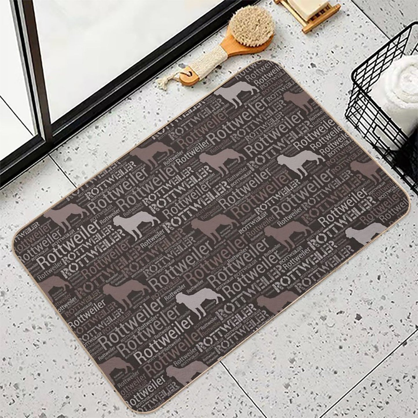 Rottweiler - Metzgerhund Pattern Bath Mat