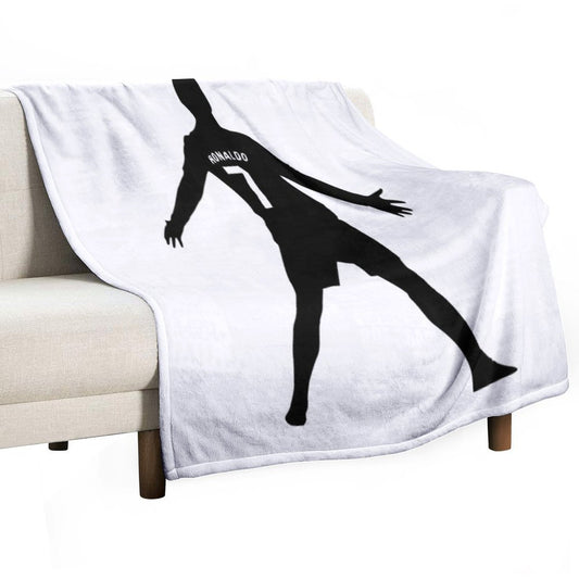 Christiano Ronaldo CR7 Shadow Design Throw Blanket