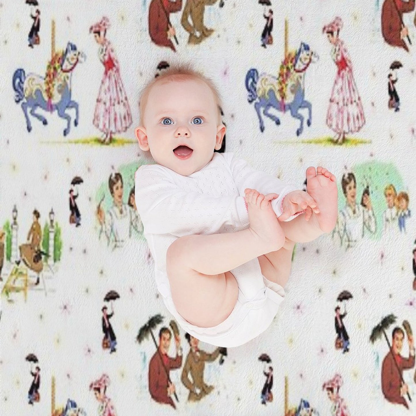 Mary Poppins IX Throw Blanket