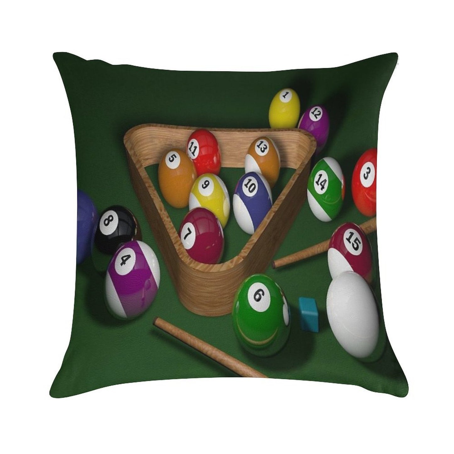 Billiards Soft Bedroom Essential Throw Pillow