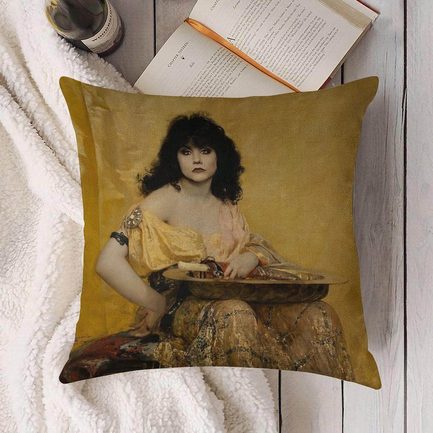 WWDITS Nadja HD Linen Throw Pillow Cover